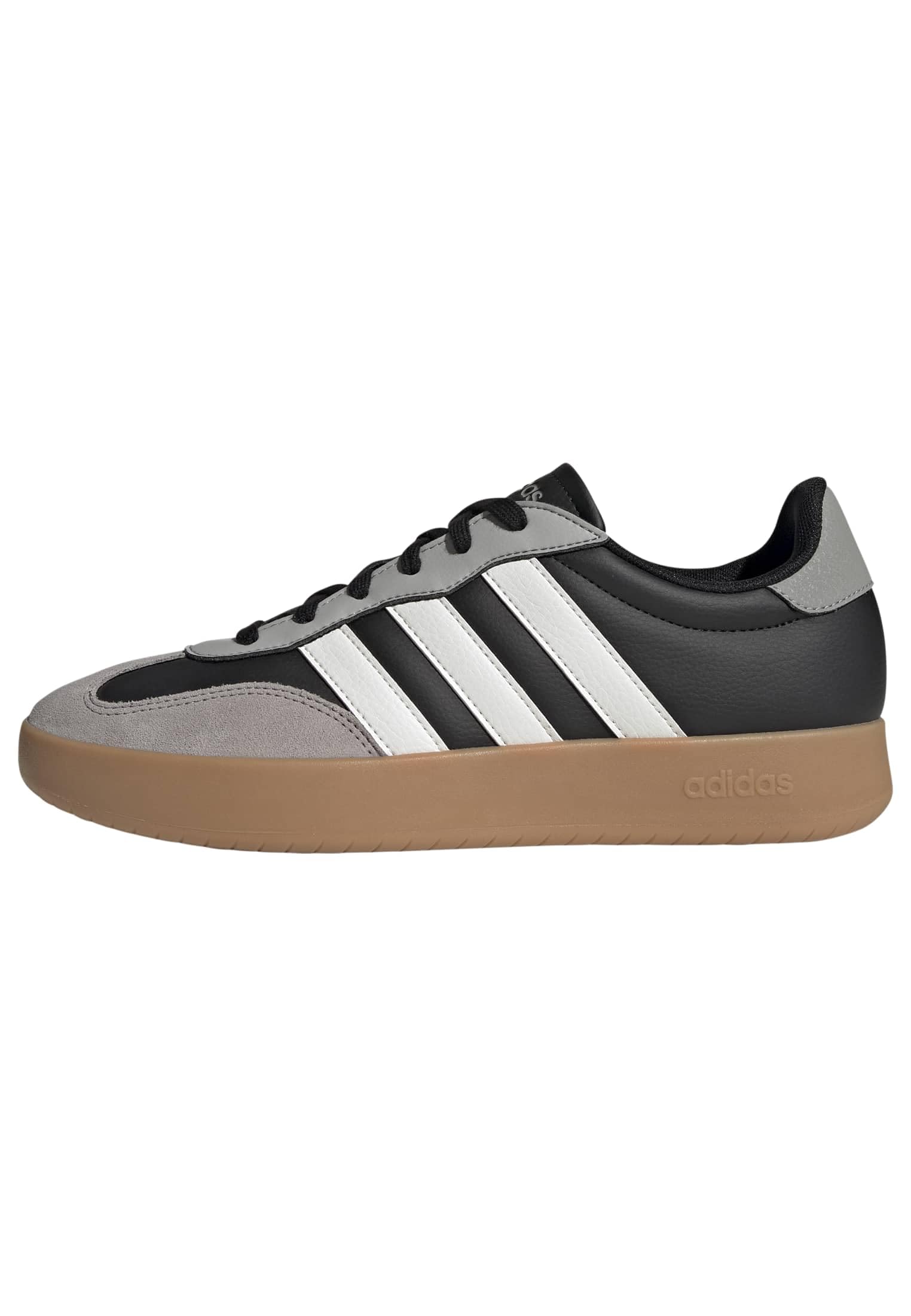 adidas Men's Barreda, Black/White/Solid Grey, 6 Image