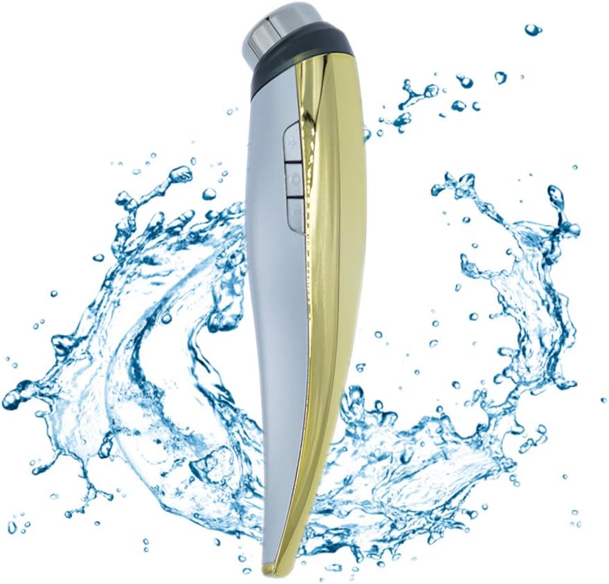 YUQIBXC Face Massager Facial Massage Tool Face Lift Machine, Galvanic Ionic Facial Massager with Sonic Vibration, Microcurrent Vibration, Blue & Red Light Modes,Yellow: Sports & Outdoors