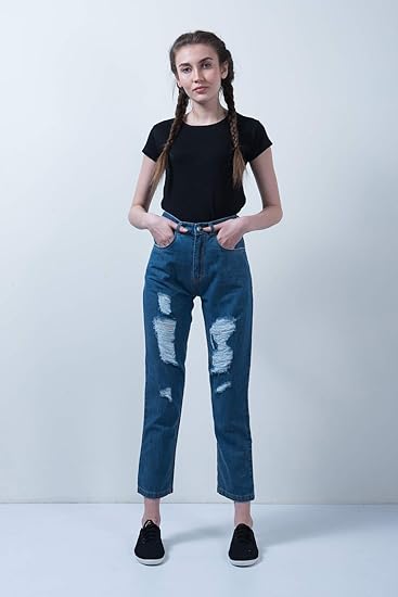 high waist jeans on amazon