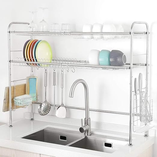 2 tier dish rack amazon