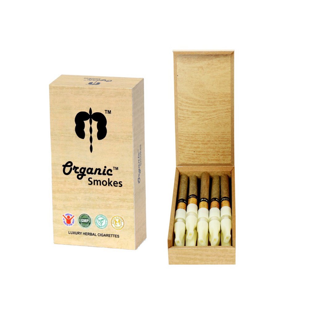 Amazon Organic Smokes GMP Certified, Luxury Herbal Cigarette with