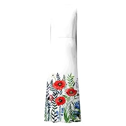 Summer Dresses for Women 2024 Round Neck Floral