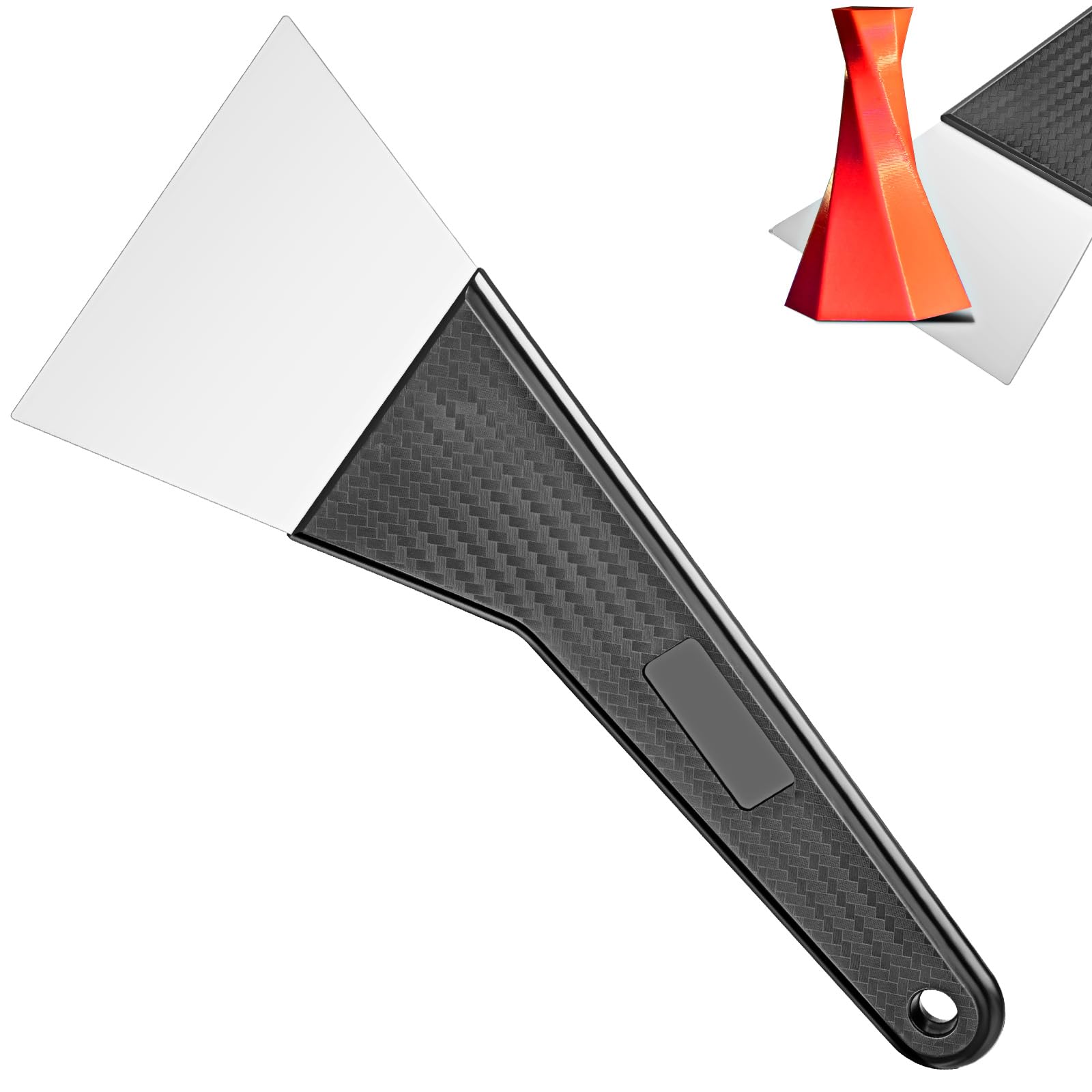 Photo 1 of SARDVISA Upgraded Metal 3D Printer Spatula, Professional 3D Printer Removal Tool with Comfortable Grip & Sharp Blade, Specially Designed 3D Printer Accessories for Model Stripping Safety
