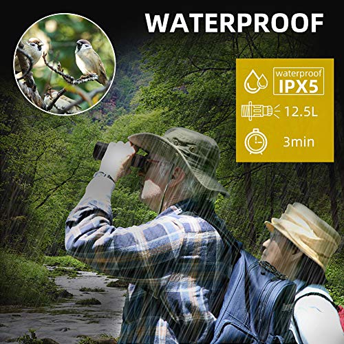 Monocular Telescope for Adults,12X50 High Power HD Monocular with Smartphone Holder Tripod, Zoom BAK4 Prism FMC Waterproof Monoscope for Bird Watching Hunting Camping Travelling Wildlife Scenery Match