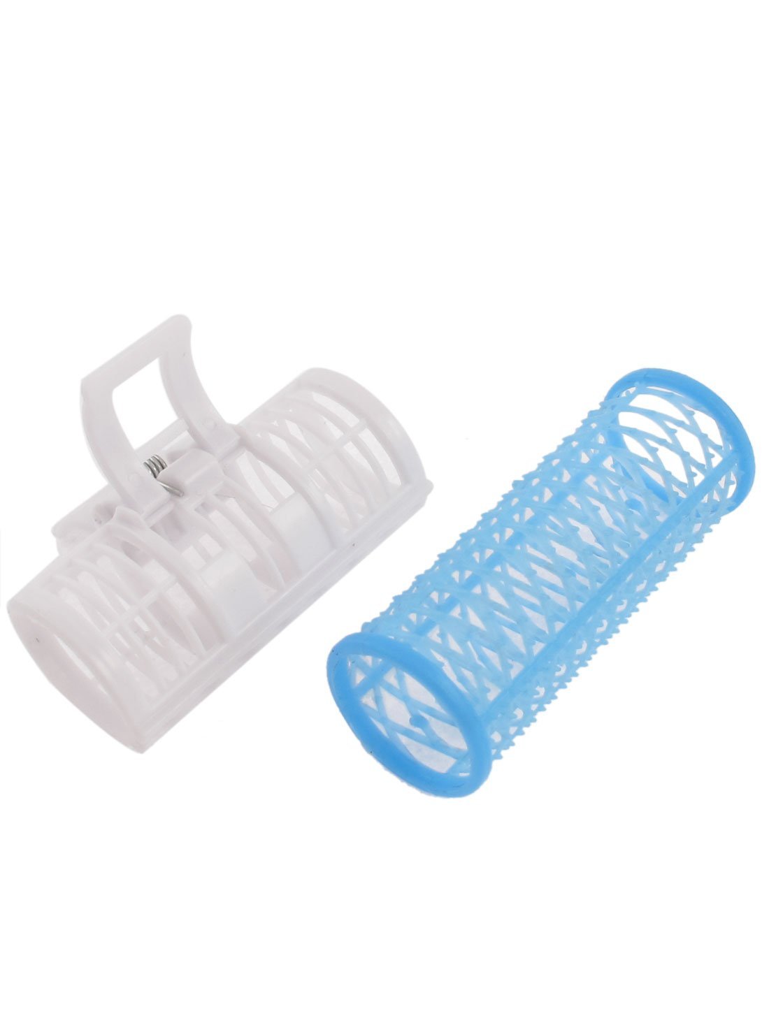Amazon.com: Mujeres Peinado plástico bigudíes de Pelo Rodillos Clip 3pcs SkyBlue blancos: Health & Personal Care