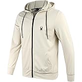 Spyder Mens Zip Up Hoodie - Super Soft Plush Performance Sweatshirts for Men - Warm Athletic Hoodies for Running Walking Gym