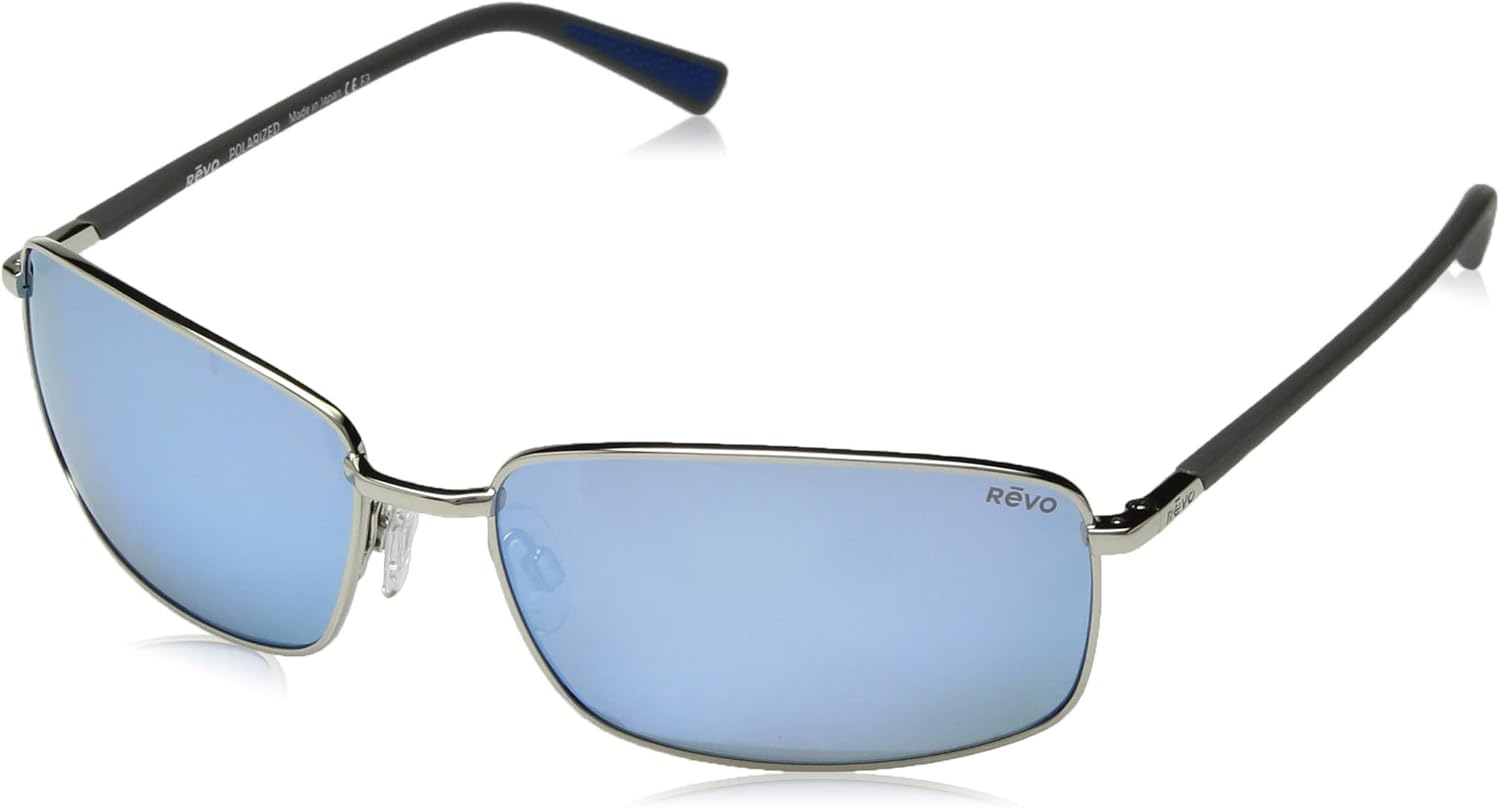 Revo Unisex's Polarized Sunglasses Tate Soft Rectangle Frame 61 Mm