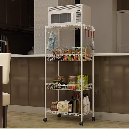 Ajuste para estantería de casa Estante Estante, horno de ...