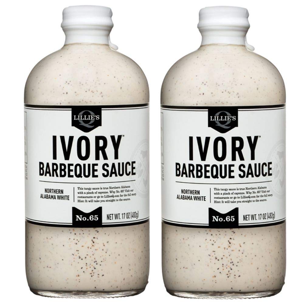 Lillie’s Q Ivory Northern Alabama White Barbeque Sauce, 2 Pack
