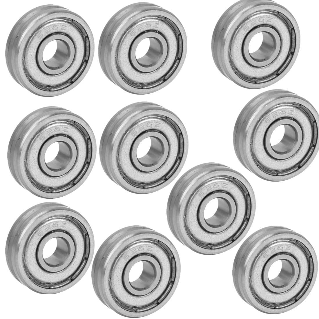 10pcs V Groove Ball Bearings Deep-groove Radial Ball Bearings 90° Pulley Rail Track Bearings 5 * 16 * 5mm