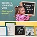 Black Felt Letter Board For Mothers with Oak Frame 10