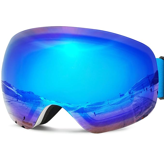 Ski Snow Goggles Over Glasses OTG UV Protection Sports Snowboard