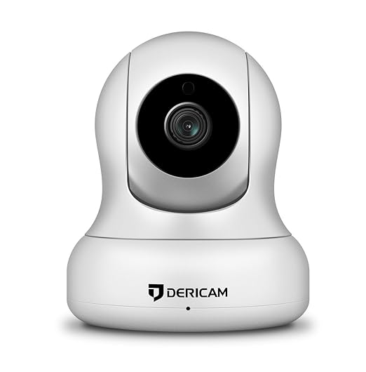 title=Dericam 1080P Full HD WiFi della macchina fotografica di sicurezza domestica,