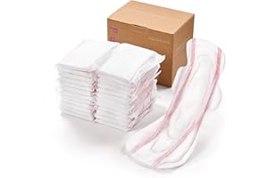 PurComfy Premium Postpartum Pads with Wings Extra Long Maternity Pads Large Maximum Absorbency Post-partum Incontinence Pads 
