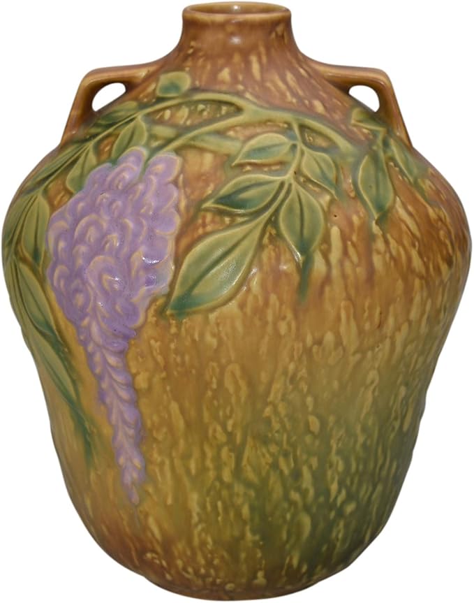 Roseville 636-8 Pottery Wisteria - Jarrón de Bronceado: Amazon.com.mx