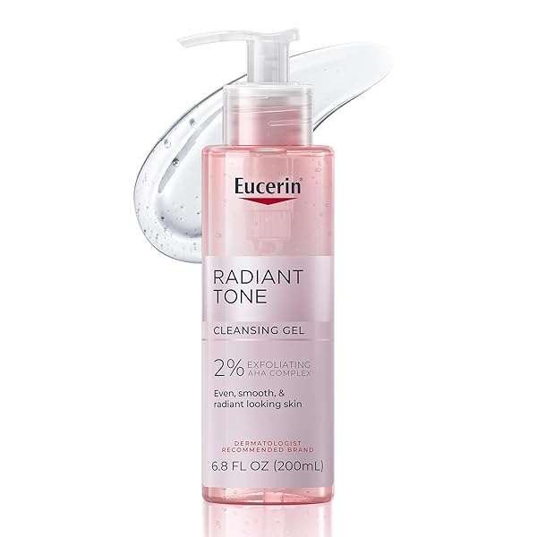 EUCERIN RADIANT TONE FACE CLEANSER GEL WITH 2%...