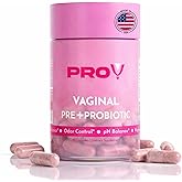 Pro-V Women’s Probiotic with Prebiotics & Cranberry - 4-in-1 Synbiotic for Vaginal Health, pH Balance, Odor & Urinary Tract Support - Daily Feminine Microbiome Supplement - 30 CT