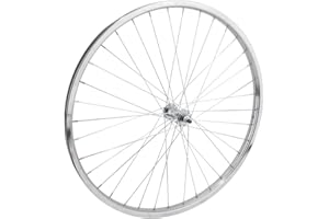 WheelMaster Front Bicycle Wheel 26 x 1.75/2.125 (ISO 559) 36H, Steel, Bolt On, Silver, 3/8"