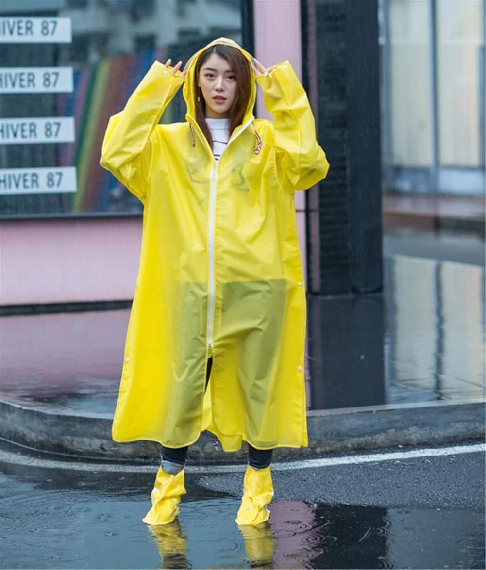 Amazon ディーハウ レインポンチョ レインコート レインウェア レディース メンズ おしゃれ 可愛い 撥水 雨具 防水 自転車 バイク用 合羽 エコ素材 軽量 防風 収納袋付き 通勤 通学ロング 男女兼用 梅雨 台風対策 収納袋付き レインコート ポンチョ 通販