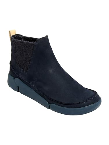 clarks navy blue