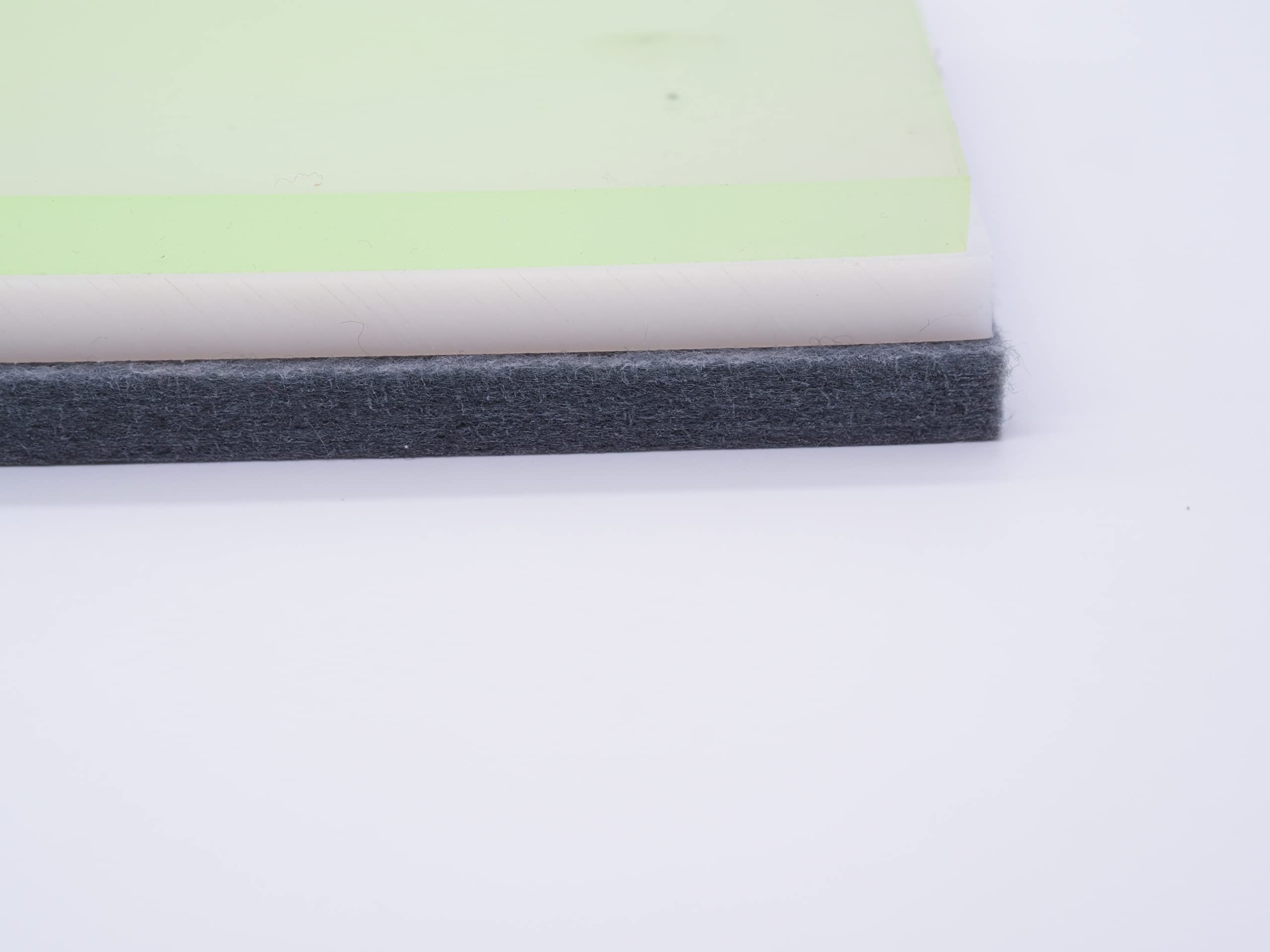 3 Leather Punch Pads Punching Mats and Sound Absorbing Pad 3 Pack Set (Middle Version)