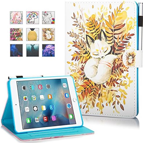 Monstek iPad Pro 10.5 Case,Smart Flip Leather Case Auto Wake/Sleep Kickstand Cover Wallet Protective Case for iPad Pro 10.5 Inch,2017 Release - 04 Baby Fox