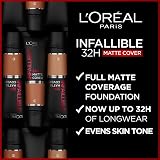 L'Oreal Paris Infallible 32H Matte Cover Foundation 380 30ml SPF25 Niacinamide view 2