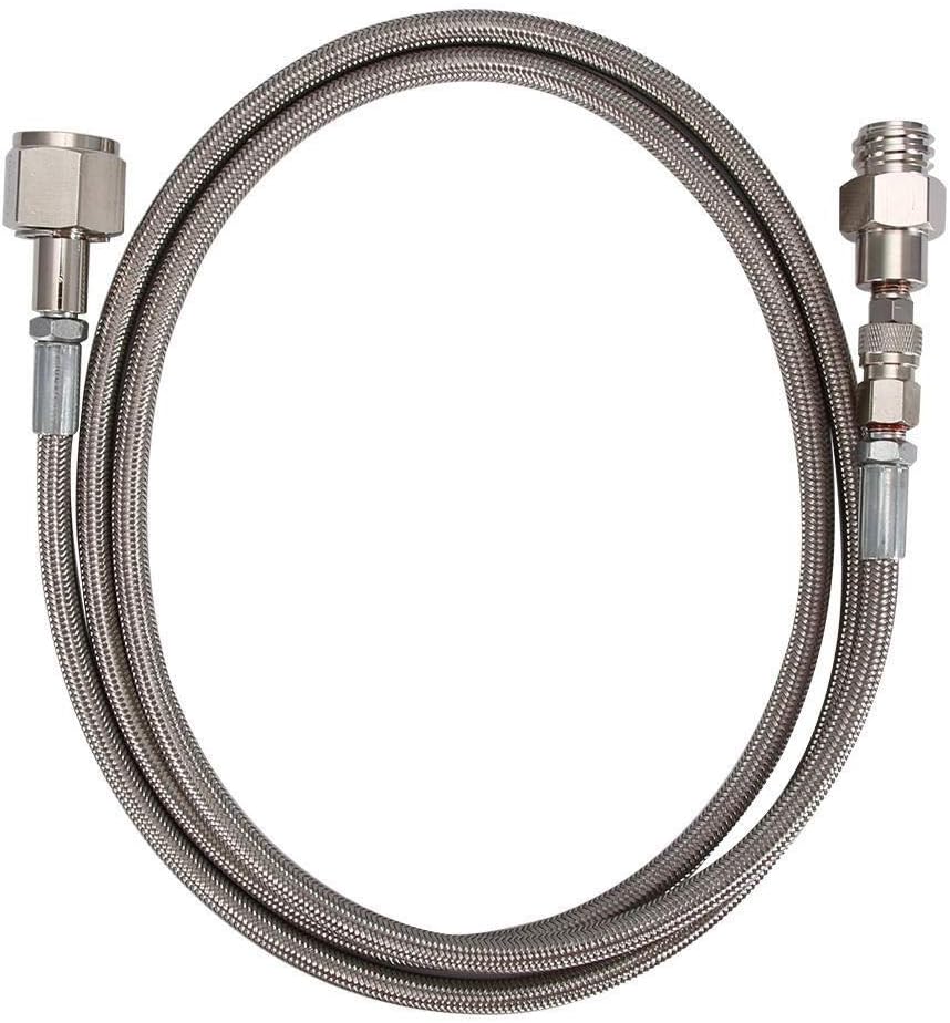 Maxmartt 72 inch Hose CO2 Soda Club To External CGA320 Tank Direct Adapter for SodaStream
