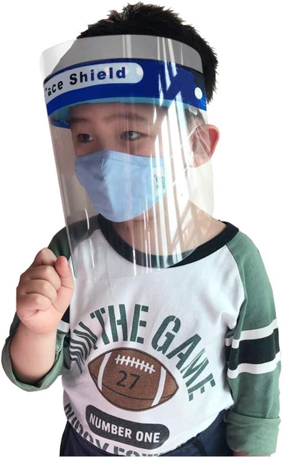 Safety Face Shields, Safety Face Shields for Kids Respiratory Protection, Protective Hat with Clesr Face Shield Fisherman Hat Full Face Shield Protective Cap Anti-fog, Anti-spitting Hat