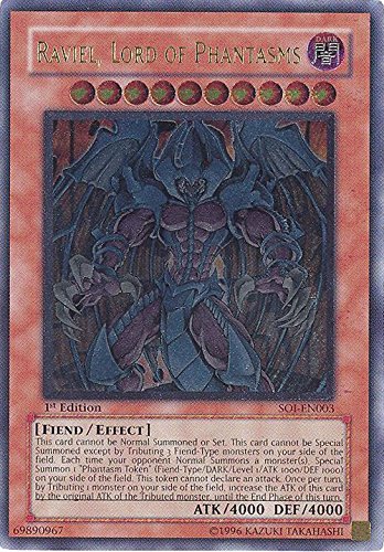 Yu-Gi-Oh! - Raviel, Lord of Phantasms (SOI-EN003) - Shadow of Infinity - Unlimited Edition - Ultimate Rare