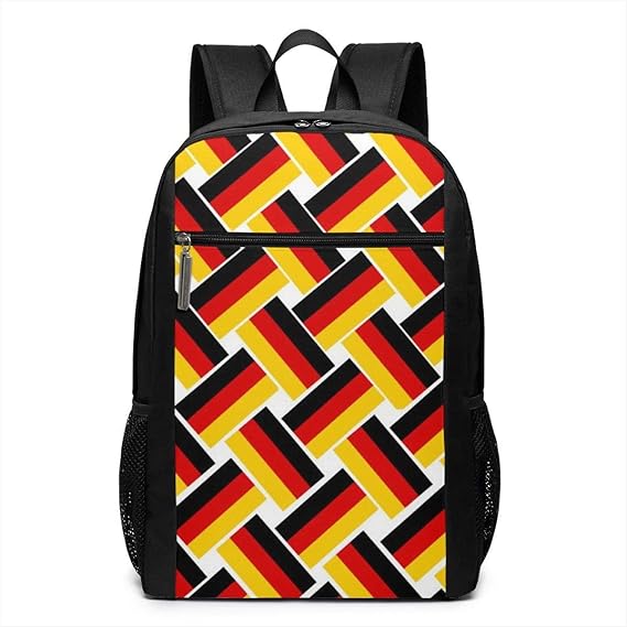 ZVCQGVAOL96 ZBCBJHQBHF13 Laptop Backpack German Flag Cross