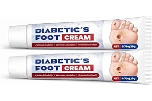 Diabetic Foot Cream for Dry Skin, Foot Care Moisturizing Cream for Cracked Heels & Sensitive Skin, Daily Foot Skin Care Cream