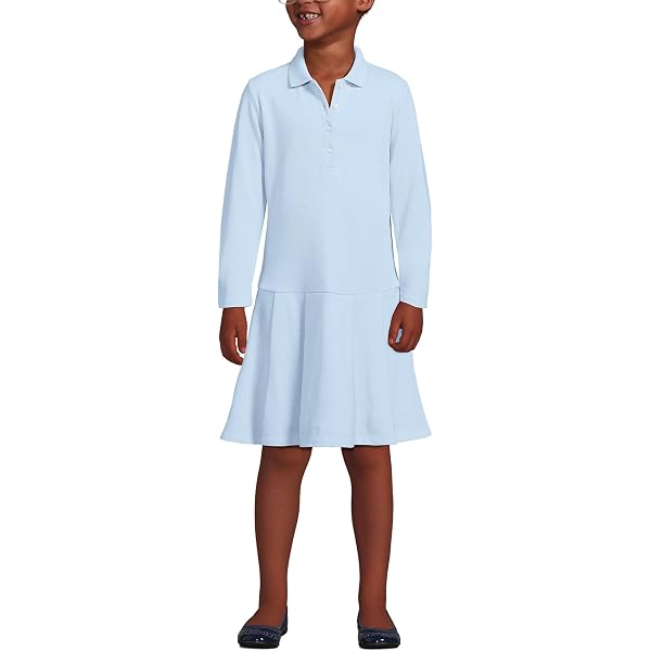 Amazon.com: Lands' End Girls Short Sleeve Mesh Pleated Polo Dress 2 Blue: Clothing, Shoes & Jewelry Amazon.com: Lands' End Girls Short Sleeve Mesh Pleated Polo Dress 2 Blue: Clothing, Shoes & Jewelry