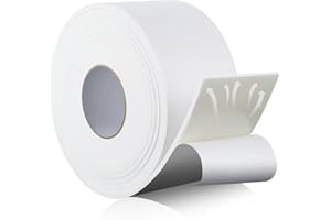 Buryeah 1/8" x 4" x 2.5 Yard Foam Adhesive Cast Padding Medical Foam with Adhesive Back for Sports Injured Areas, Ball of Foot Cushion, Blister Pads, Foot Pain, Splints and Pad (White)