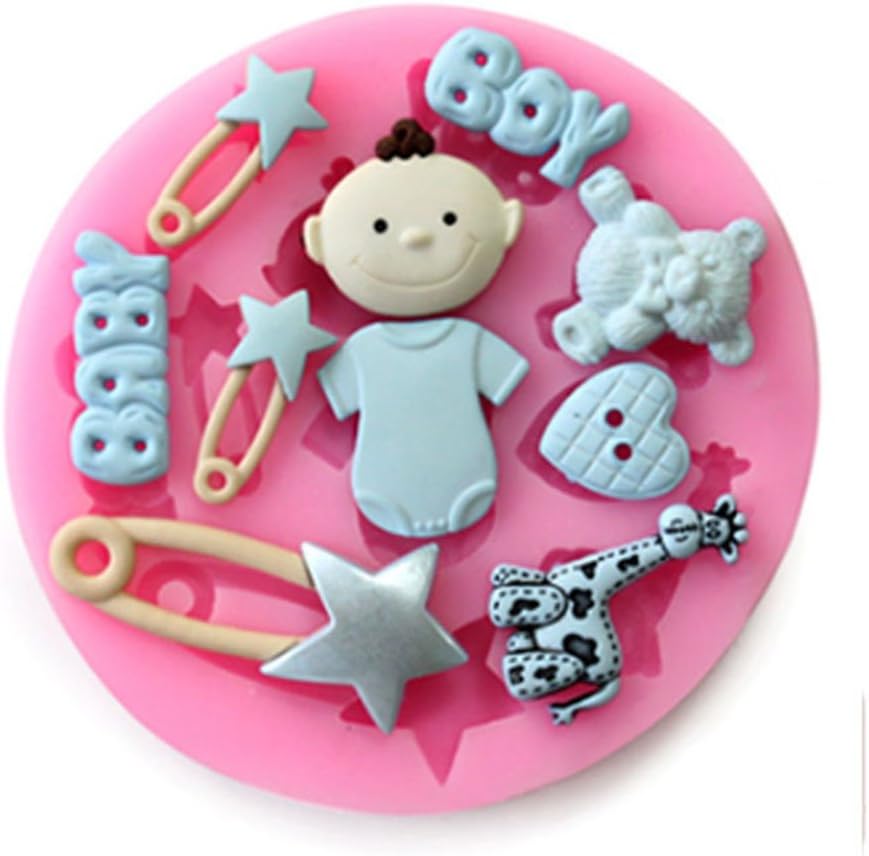 Patisserie Moules A Bonbons Et Chocolat Napravi Rs Hosaire Moule A Patisserie Pratique Moule En Silicone Pour Glace Fondant 3d Gateau Forme De Bebe Ours Bricolage Decoration Mini Moules A Savon