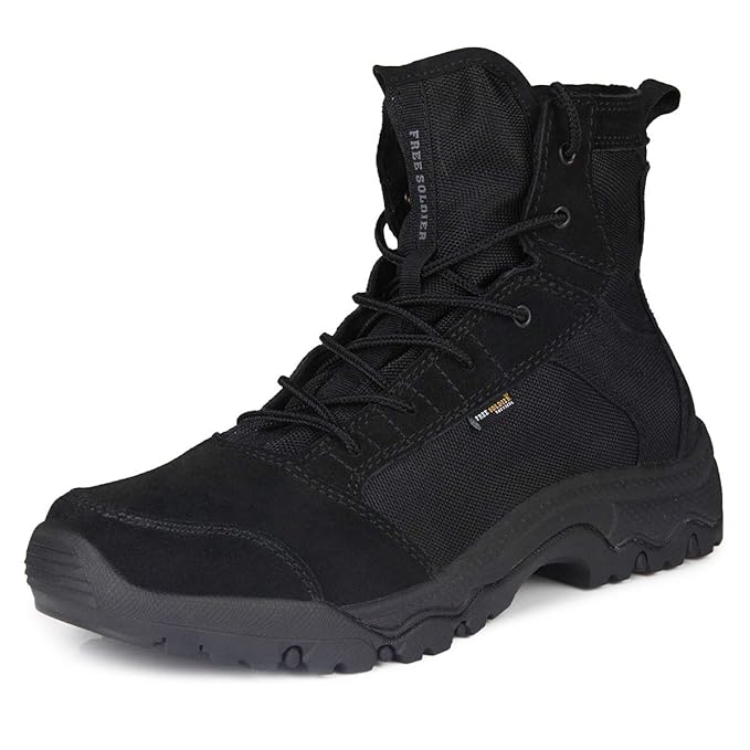 FREE SOLDIER Outdoor Herren Storm Ultralight Tactical Stiefel atmungsaktiv Langlebig Leicht Wanderschuhe