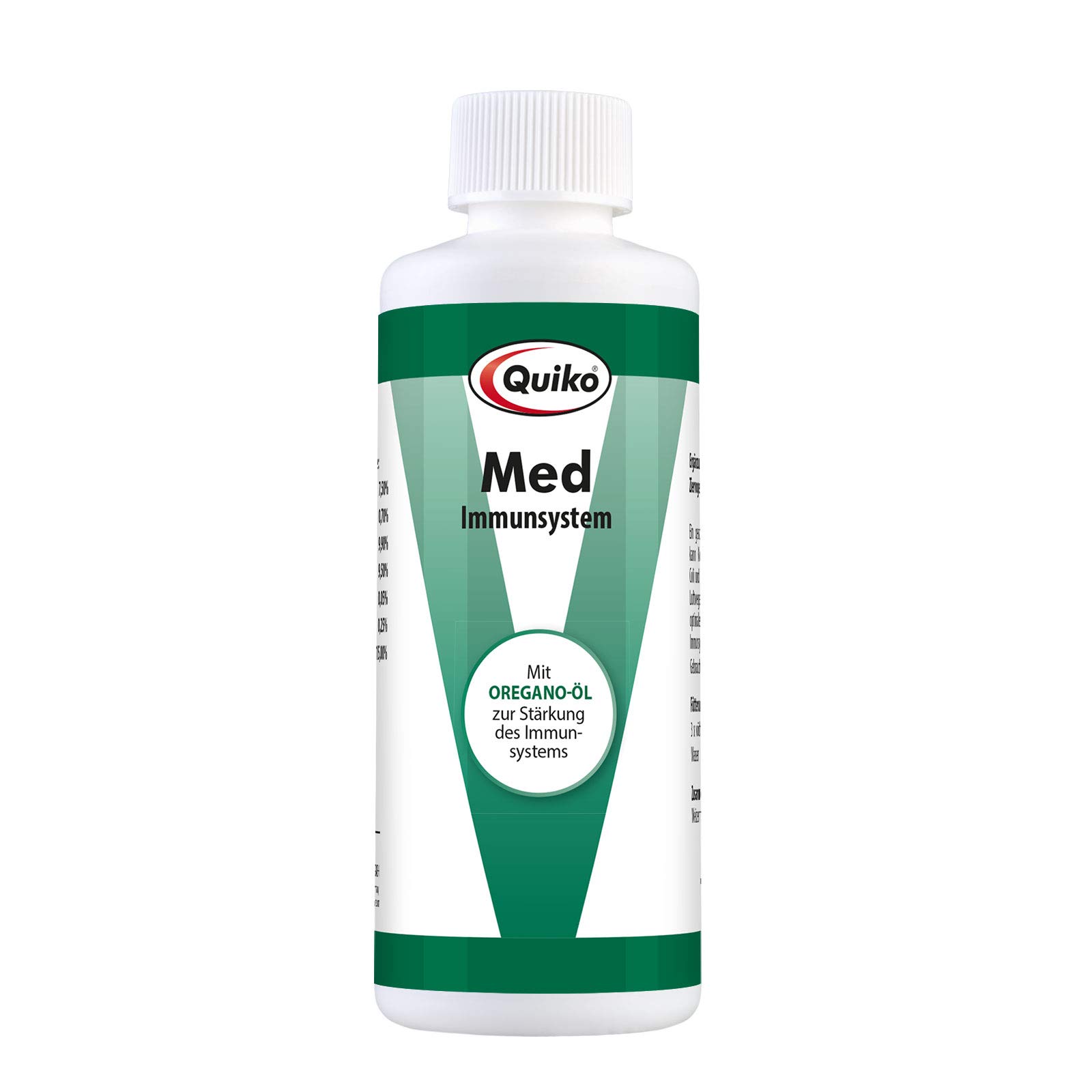 Quiko Med Liquid 220 ml - Specially Extracted Oregano for Pet Birds and Racing Pigeons - Optimal Nutrition to Strengthen the Immune System