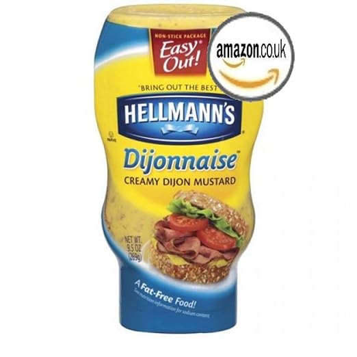 HELLMANNS DIJONNAISE CREAMY DIJON MUSTARD 1 x 269g SQUEEZY BOTTLE AMERICAN IMPORT Amazon.co.uk
