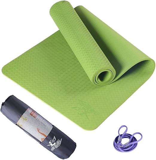 TYCXYD Yoga Mat/Fitness Mat 6 mm de Espesor Antideslizante de Alta ...