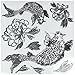 Prima Marketing Iron Orchid Designs Decor Clear Stamps-Koi and Peony, 12