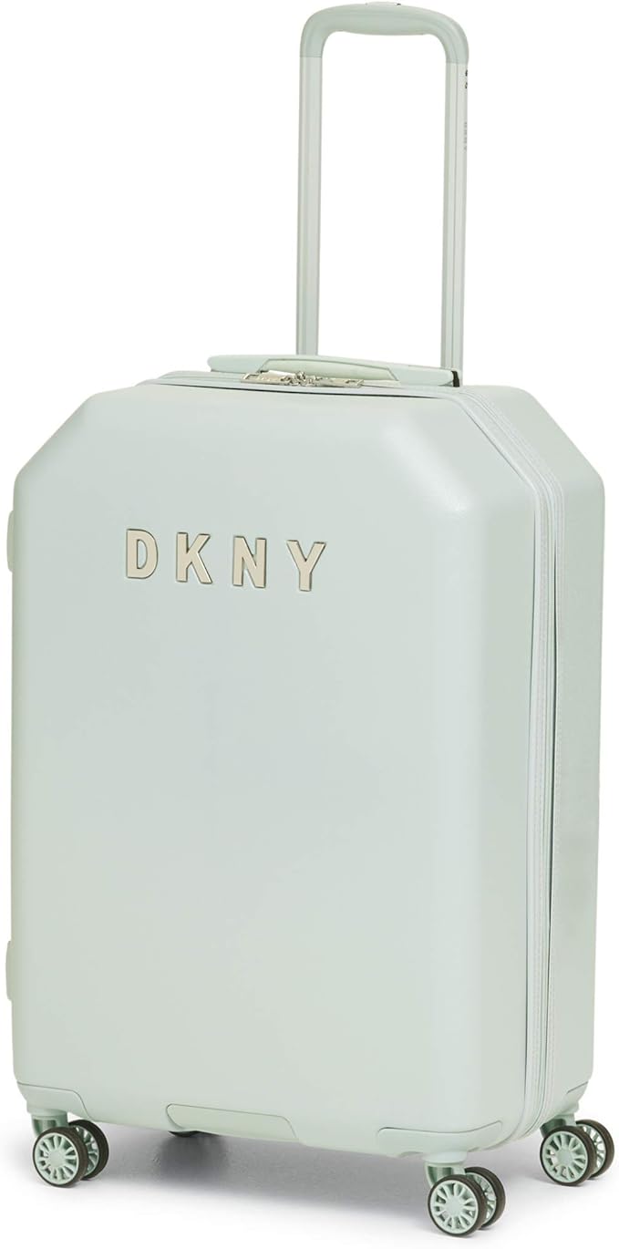 DKNY Metal Logo Hardside Spinner Luggage with TSA Lock