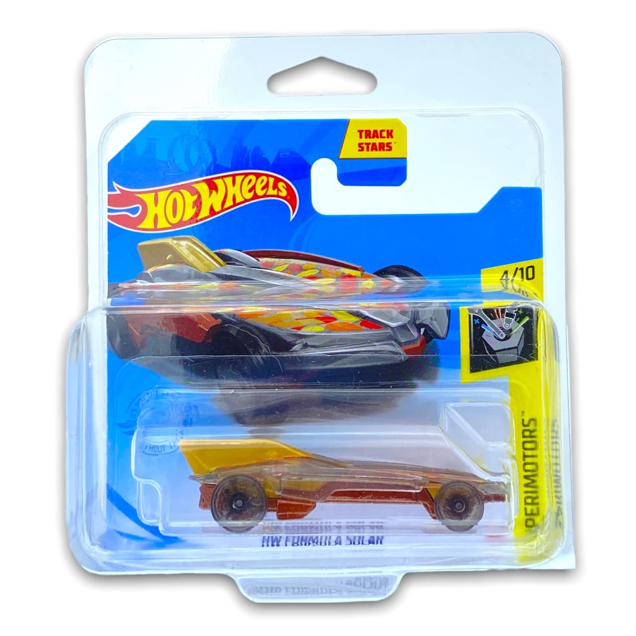 Hot Wheels HW Formula Solar (Clear/Brown) 4/10 Experimotors 2021-32/250 (Short Card) *** COMES IN A KLAS CAR KEEPER PROTECTIVE COLLECTORS CASE *** GTC27