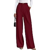 PRETTYGARDEN Womens Wide Leg Dress Pants 2026 Business Casual Flowy Work Palazzo Pants High Waisted Slacks Trousers
