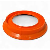 UPGR8 Bowling GripPadTG &ndash; Universal Sanding Pad Holder for Bowling Balls | Open Pad System for 6" Pads | SurfaceSystemTG (Orange)