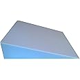 Stratiform Foam Wedge Pillow, 6 inch, for Sleeping, Acid Reflux, Snoring, Blue, Adult