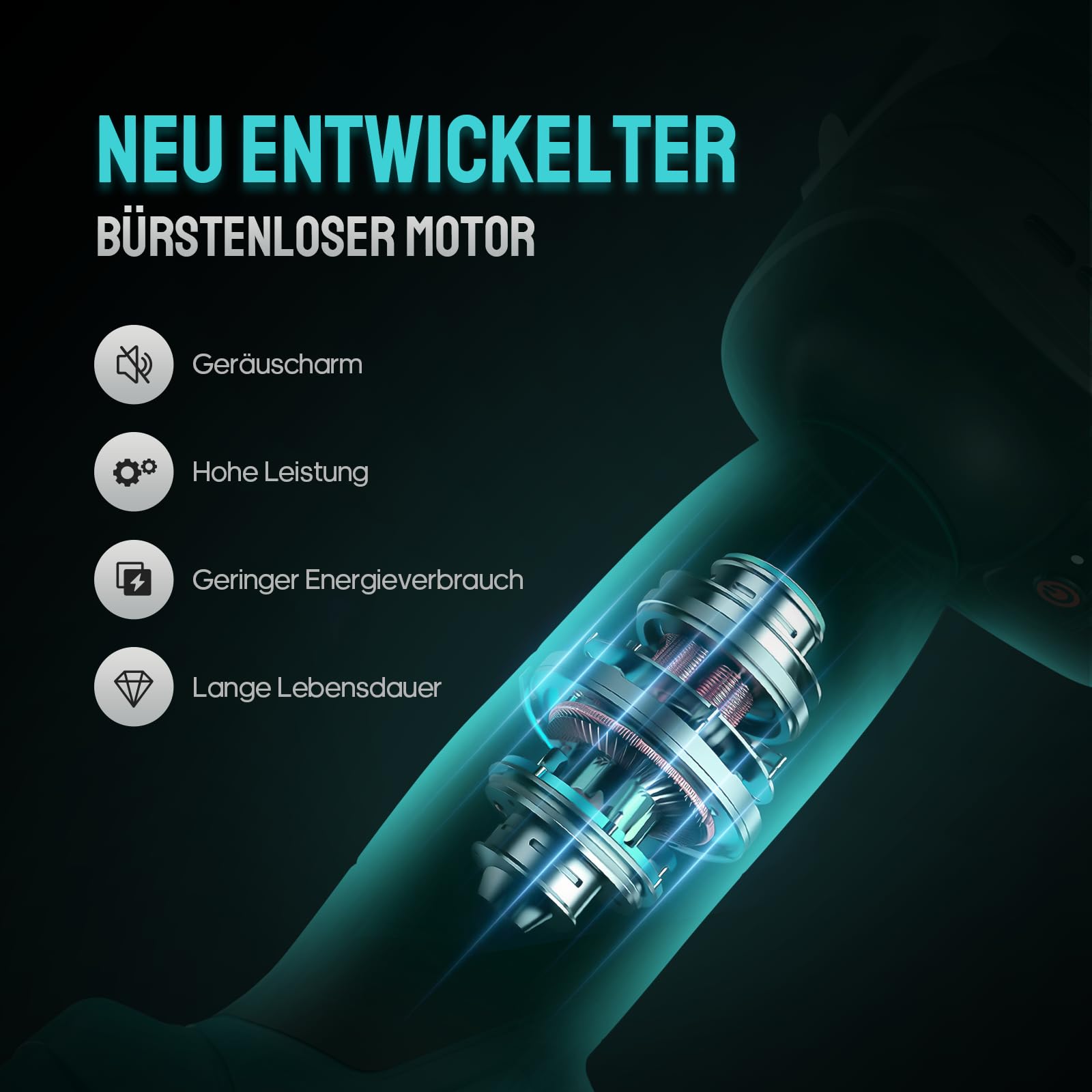 Akku Astschere Geevorks 20V Elektrische Gartenscheremit Tragetasche, 2×2.0 Ah Akku und Ladegerät, Sicherheitsschalter, Softgrip Schnittdurchmesser 15-30 mm mit 2* Klingen 2