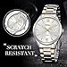 Watches, Mens Watches Gold stainless Steel Watch Luxury Fashion Waterproof Wrist Analog Quartz Watch
