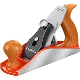 JORGENSEN No.4 10" Wood Plane, Professional Hand Planer for Woodworking | Smoothing Plane, Block Plane with Ductile Iron Body for Trimming, Craft - Hand Plane Adjustable Cutting Depth