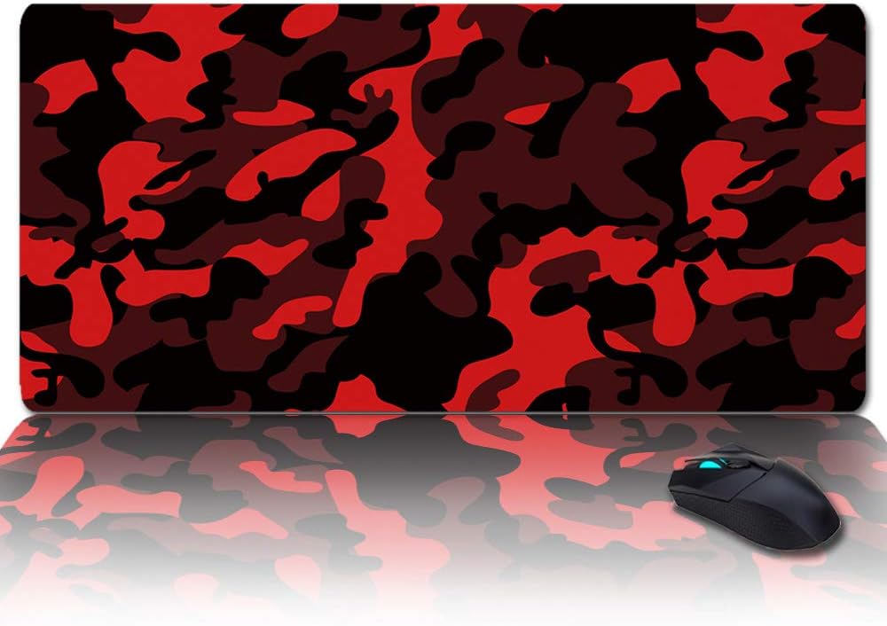 Large Mouse Pad Desk Mat 35x15 in Oversized RGB Soft