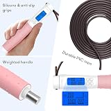 Te-Rich Skipping Rope with Counter Adjustable Ropeless Indoor Gym Cable Handles view 5